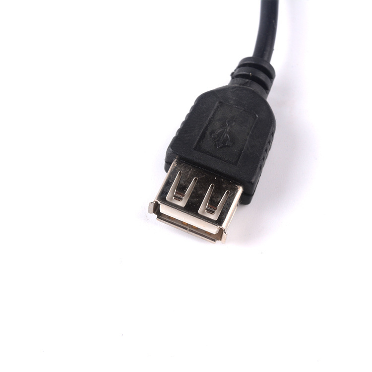 Cablu de extensie USB 2.0, USB A masculin la USB A feminin, nucleu de cupru, 80 cm, cablu patch