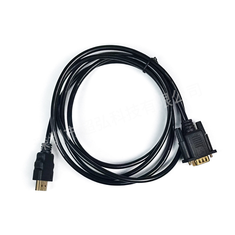 HDMI na VGA kábel 1080P, CM6618 čip, dĺžka 1,8 m, VGA rozhranie