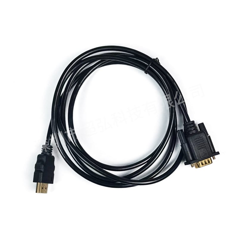 HDMI na VGA kábel 1080P, CM6618 čip, dĺžka 1,8 m, VGA rozhranie