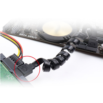 Patch kabel SATA XS-990, 6Gbps serijski priključak, bakreno premazano aluminijsko jezgro