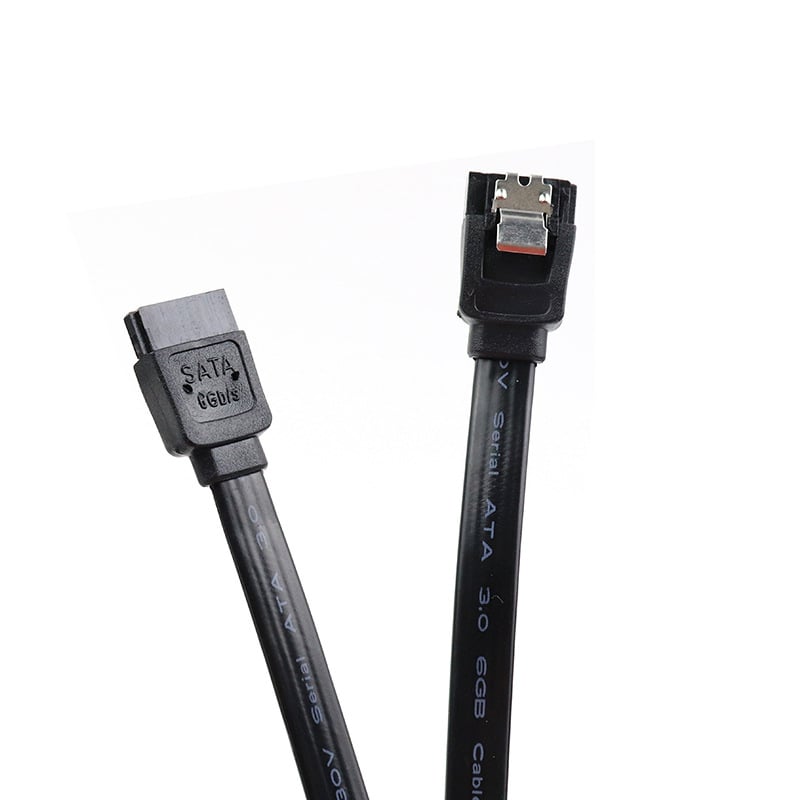 Patch kabel SATA XS-990, 6Gbps serijski priključak, bakreno premazano aluminijsko jezgro