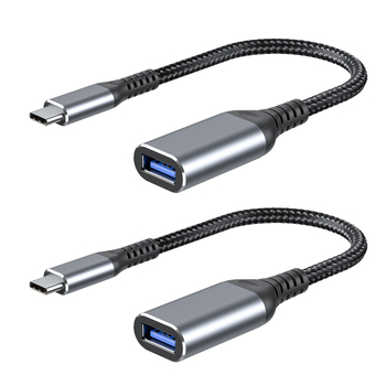 OTG USB 3.0 Patch kábel USB-C 3.1 konvertor, USB 3.0 samica k Type-C, meďový jadro, 500 Mbps, jednokanálový