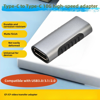 Adaptor USB Type-C femelă-to-femelă – aliaj de aluminiu, suportă transmisia video, cip 3361, 480 Mbps, port unic