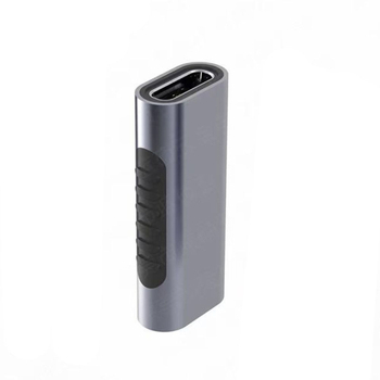 Adaptor USB Type-C femelă-to-femelă – aliaj de aluminiu, suportă transmisia video, cip 3361, 480 Mbps, port unic