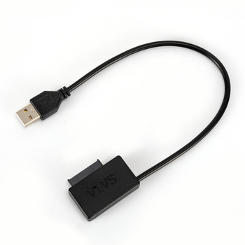 Notebook SATA na USB adaptér pre optický disk, 7+6P, USB 2.0, 480 Mbps, Model 6+7p Easy Drive Line