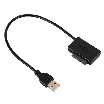 Notebook SATA na USB adaptér pre optický disk, 7+6P, USB 2.0, 480 Mbps, Model 6+7p Easy Drive Line