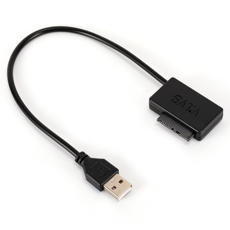 Notebook SATA na USB adaptér pre optický disk, 7+6P, USB 2.0, 480 Mbps, Model 6+7p Easy Drive Line