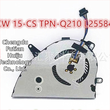 Fu Tian nešiojamojo kompiuterio radiatoriaus HP Pavilion 15-CW/15-CS serijai, modelis l25584-001, vieno ventiliatoriaus konfigūracija, plastikas