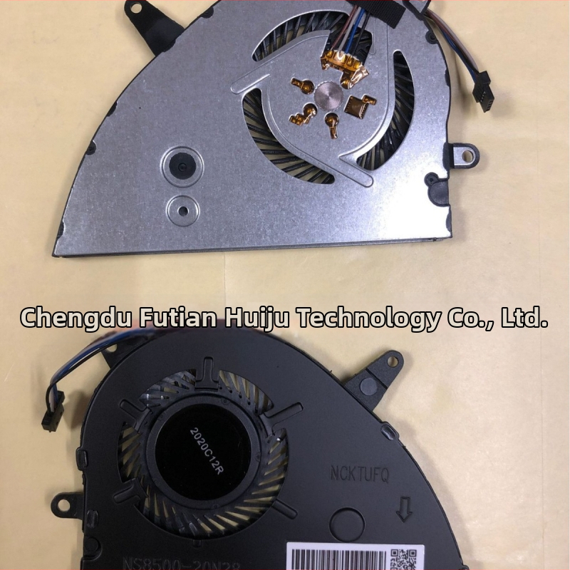 Fu Tian nešiojamojo kompiuterio radiatoriaus HP Pavilion 15-CW/15-CS serijai, modelis l25584-001, vieno ventiliatoriaus konfigūracija, plastikas