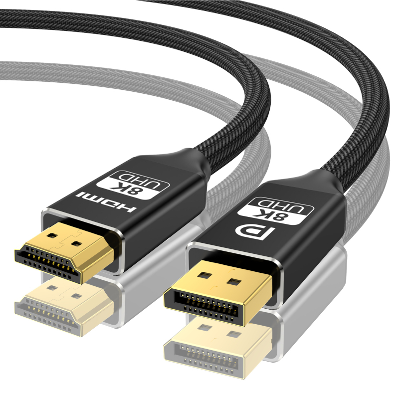 Cablu adaptor DP către HDMI, DisplayPort către HDMI, 4K30Hz, nucleu din cupru, interfață DP, viteză transfer date 5