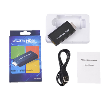 Adaptor PS2 către HDMI cu converter audio/video — CM108 cip, interfață HDMI, cablu de 5 m