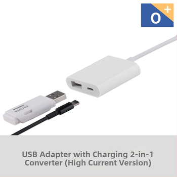 Apple iPhone OTG Lightning USB kábel pre USB disk a kamerový set, meďové jadro, dĺžka 15 cm, čip 3959, rýchlosť prenosu údajov 16