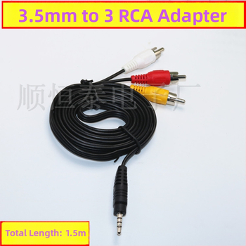 Shun Hengtai AV kábel: 3,5 mm na 3× RCA pre set-top box – audio/video