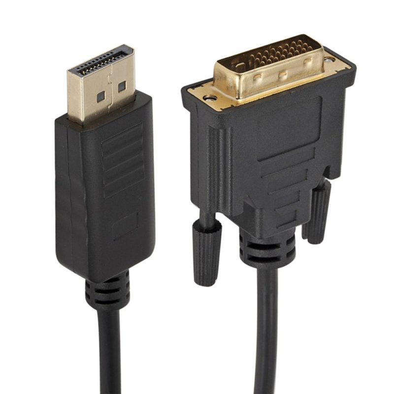 Cablu adaptor DisplayPort către DVI, cip AS715, nucleu din cupru