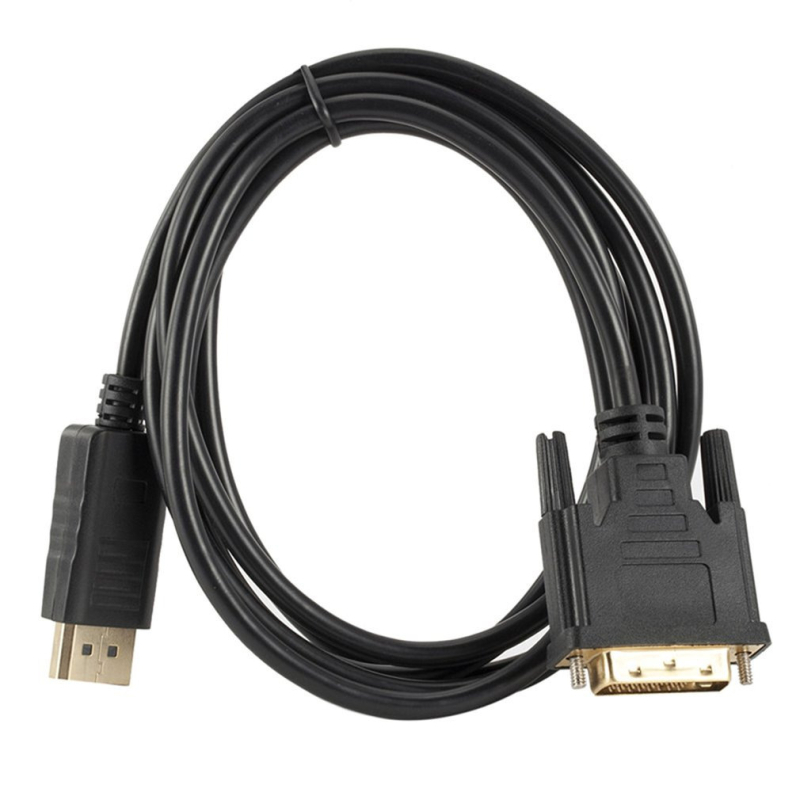 Cablu adaptor DisplayPort către DVI, cip AS715, nucleu din cupru