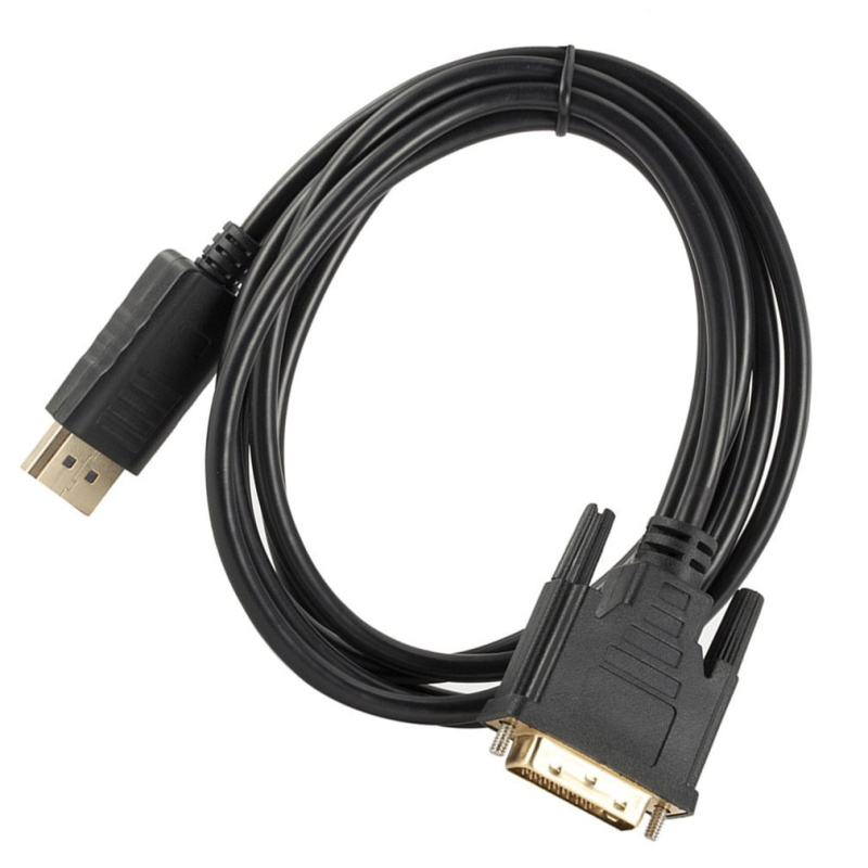 Cablu adaptor DisplayPort către DVI, cip AS715, nucleu din cupru