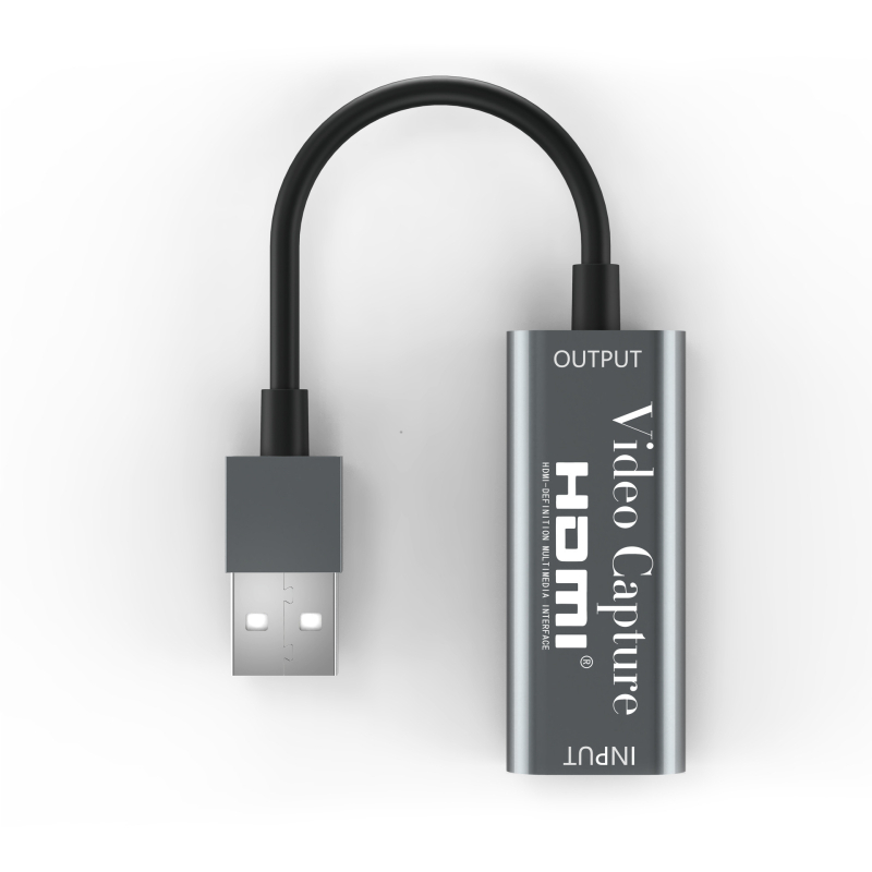 HDMI na USB 3.0 kabel za snimanje videa, ulaz 4K, izlaz 1080p60, aluminijsko kućište, duljina kabla 20 cm