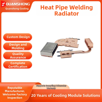 Radiator notebook cu țeavă de răcire, ultra-subțire, aliaj cupru-aluminiu, rulment cu ulei, 4800 rpm, zgomot 26 dB, viață de 60.000 h