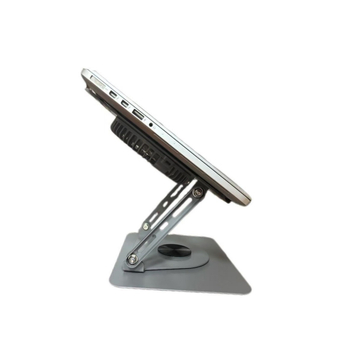 Suport de răcire pentru laptop cu rotație la 360°, înălțime reglabilă, fixare magnetică, ventilator detașabil
