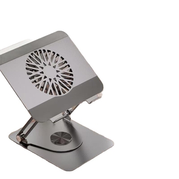 Suport de răcire pentru laptop cu rotație la 360°, înălțime reglabilă, fixare magnetică, ventilator detașabil