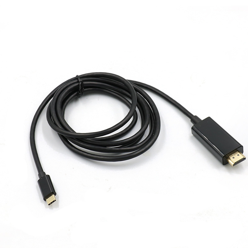 Type-C към HDMI адаптер кабел, 4K30Hz, медно ядро, дължина 2.1 m