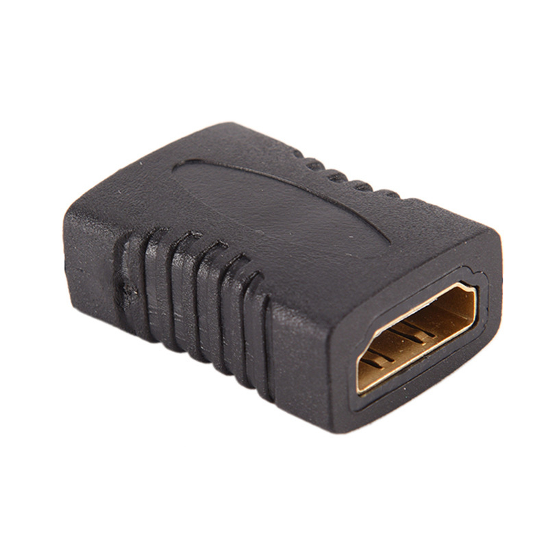 HDMI A–HDMI A bővítőfej, női–női adapter, 4K60, rézmag, aranyozott, verzió 2.0