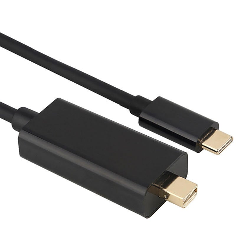Adaptor Type-C către Mini DisplayPort, cablu patch, suport 4K60Hz, interfață Mini DisplayPort, miez din cupru, viteză de transfer 10 Gbps