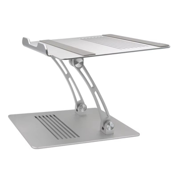 iDock N45 Suport ergonomic portabil de răcire pentru laptop, pliabil, aliaj de aluminiu + silicon, model N45, greutate 0,85 kg