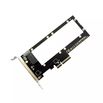 Adapterkártya: PCIe x4 4.0 a PM9A3 Optane P5801X EDSFF E1.S SSD-hez — Interfész: Egyéb — Piaci debütálás: 2024