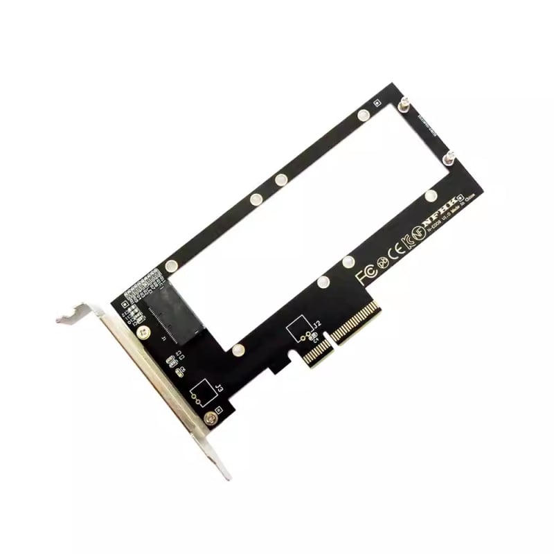 Adapterkártya: PCIe x4 4.0 a PM9A3 Optane P5801X EDSFF E1.S SSD-hez — Interfész: Egyéb — Piaci debütálás: 2024