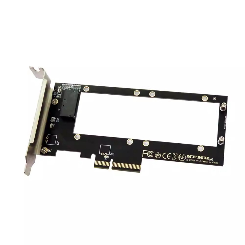 Adapterkártya: PCIe x4 4.0 a PM9A3 Optane P5801X EDSFF E1.S SSD-hez — Interfész: Egyéb — Piaci debütálás: 2024