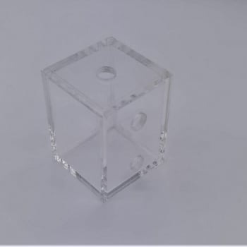 CPU vízhűtéses radiátor, akril test, 3 hőcső, modell 012