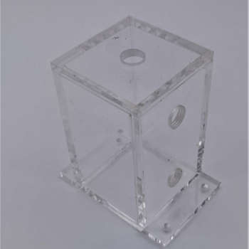 CPU vízhűtéses radiátor, akril test, 3 hőcső, modell 012