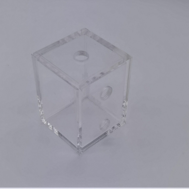 CPU vízhűtéses radiátor, akril test, 3 hőcső, modell 012