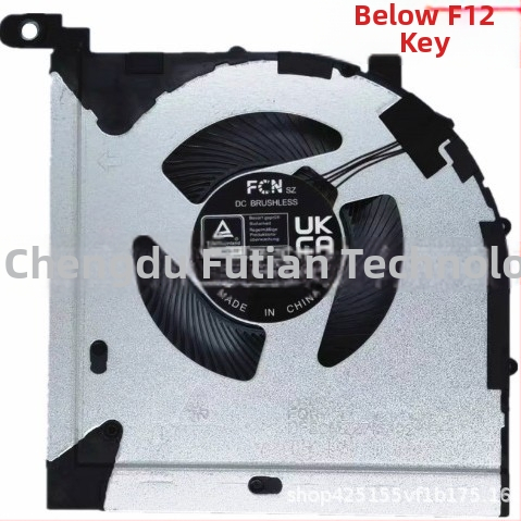 Klēpjdatora radiators Lenovo Legion Y7000P, IRH8, R7000P, ARH8 (2023) – alumīnijs, 1 ventilators, svars 80 g