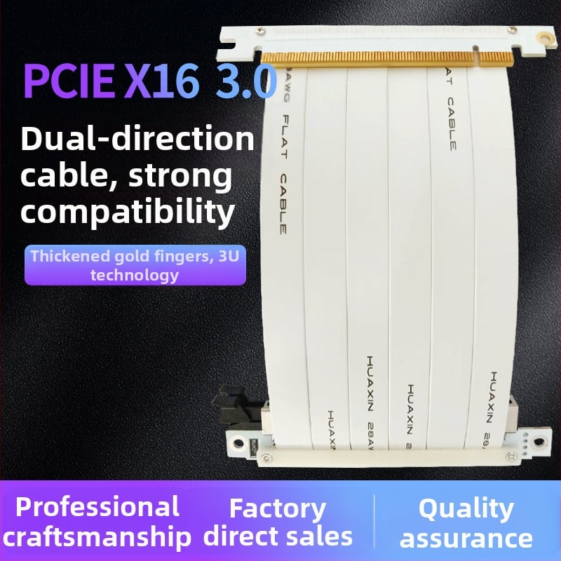 PCIe 16X grafikus kártya adapter kábel, ITX hosszabbító, PCIe 3.0 nagy sebességű