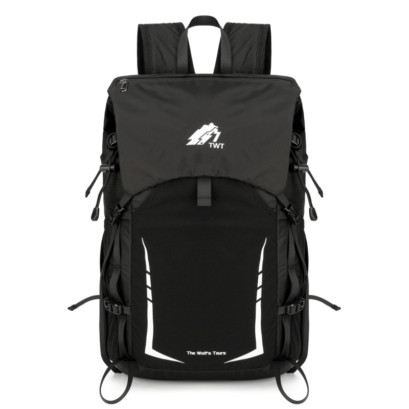 Nothing könnyű túrahátizsák, légáteresztő, vízlepergető, bővíthető kapacitású, összecsukható tároláshoz