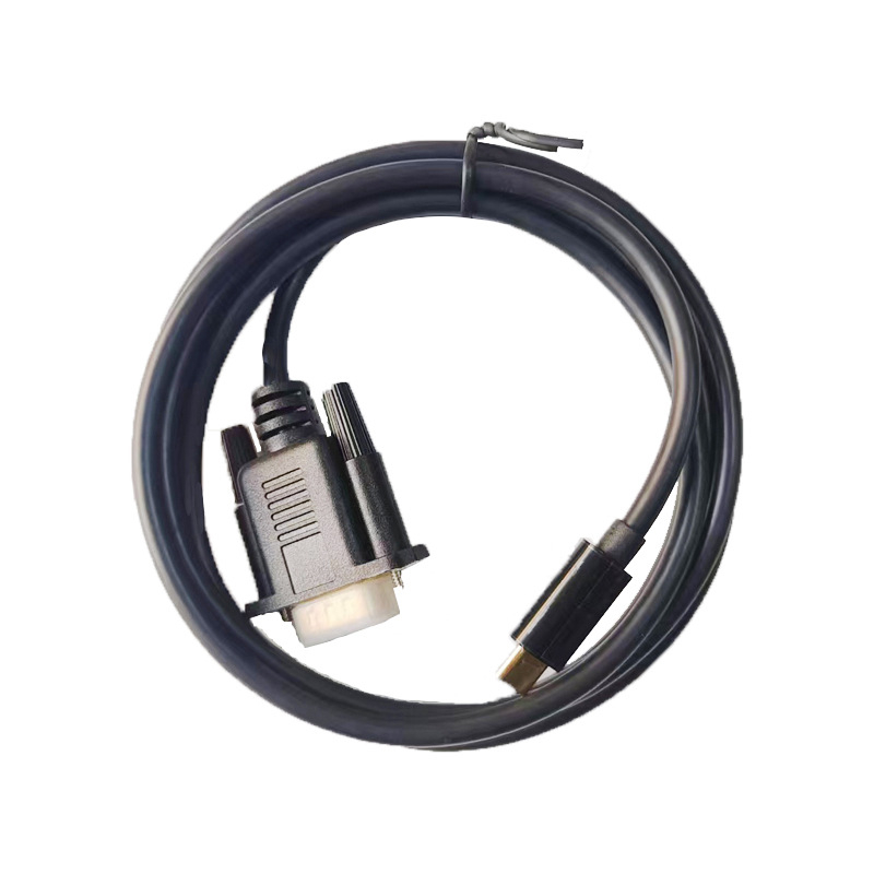 Kábel Type-C na VGA adaptér USB 3.1, VGA rozhranie, RTD2166 + DP12580, 10800 Mbps, zlaté konektory