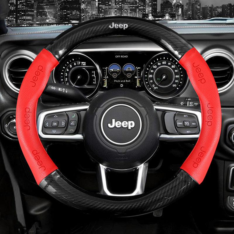 Navlaka za volan za Jeep – karbonska vlakna, prilagodljivost, brend Nine innings