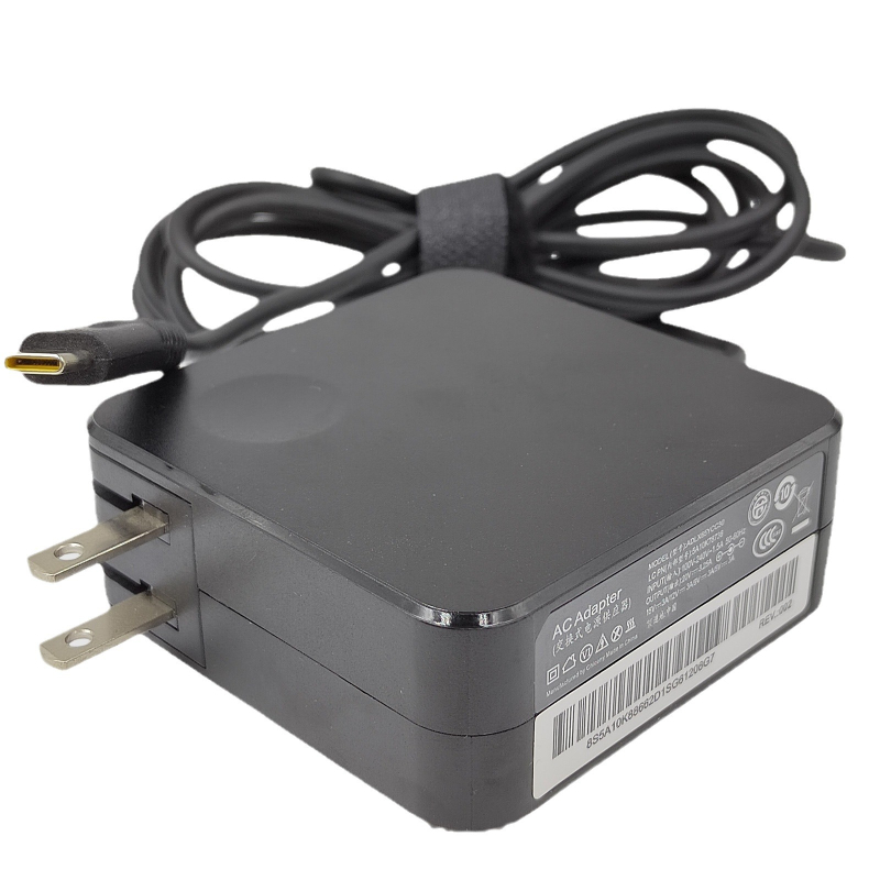 Lenovo zidni adapter za prijenosno računalo, 65W, 20V, 3.25A, USB-C izlaz, kabel 180 cm, ulaz 100–240V