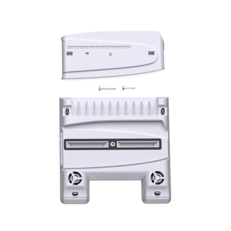 PS5 Slim suport de răcire și încărcare cu spațiu pentru discuri și încărcător pentru controler