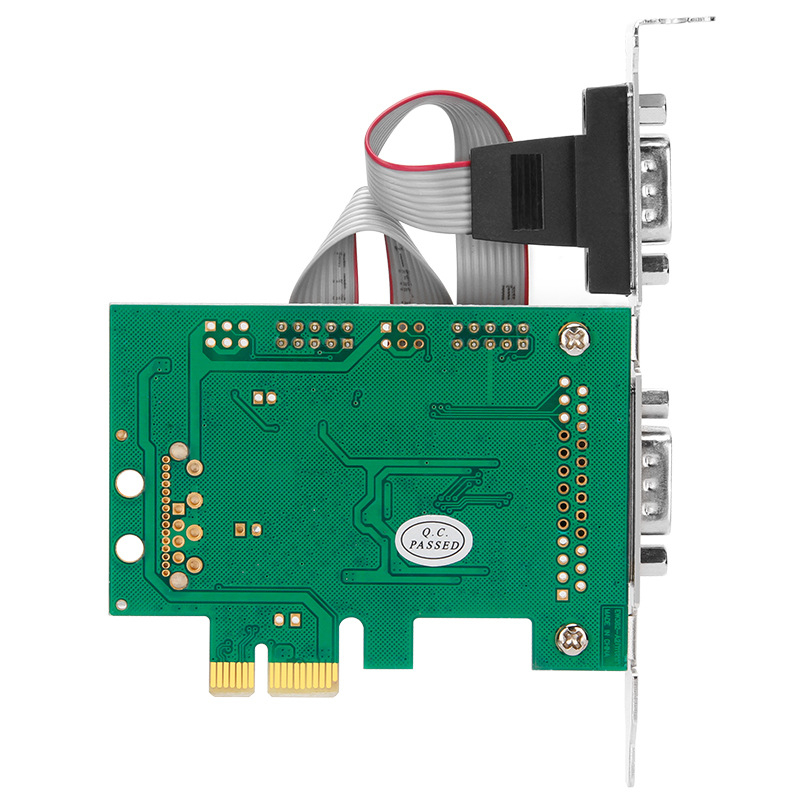 PCIe kartica za proširenje RS232 s dvije DB9 priključnice, WCH CH382L, bakreno jezgro