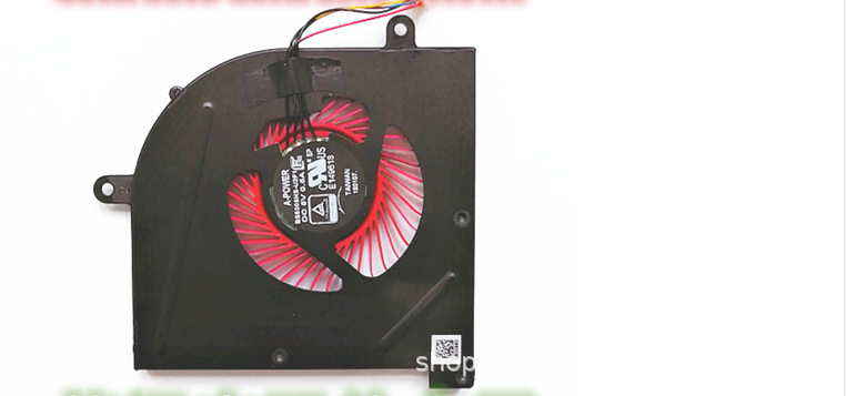 Cooling fan za MSI notebook, kompatibilan s GS63VR, MS-17B1, 17B2, 16K2, 16K3, GS73, GS62, plastično kućište