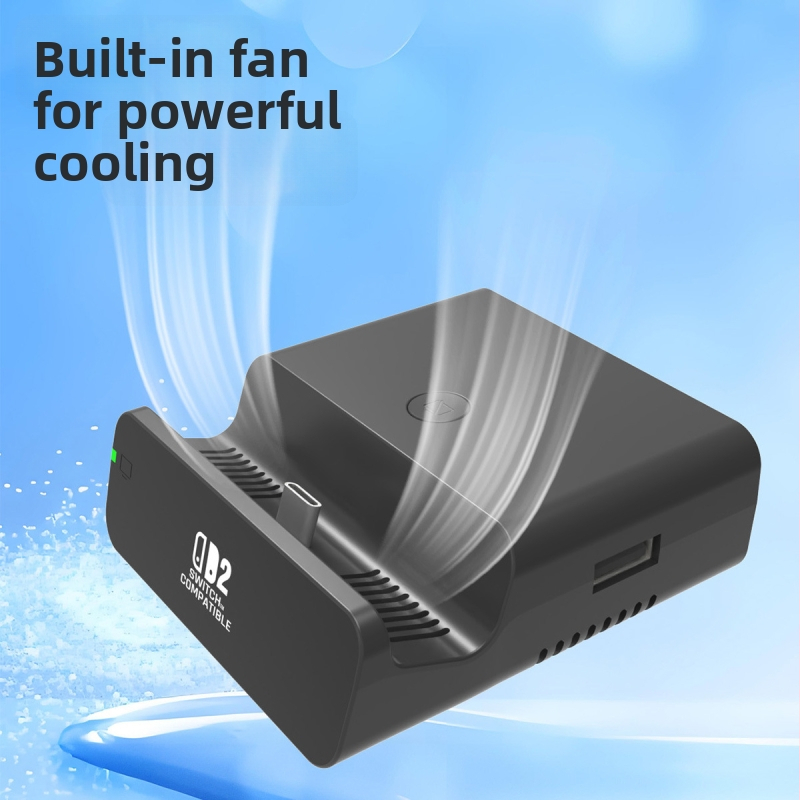 Chladiaca základňa pre Switch, OLED a Switch 2 | Materiál ABS | Model HYC-SR001 | Odvod tepla