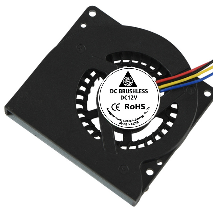 DC вентилатор Julong 5V еднопосочно подаване на въздуха PBT ниско налягане