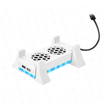 Βάση ψύξης για Xbox Series S με φωτισμό RGB, αποσπώμενο ανεμιστήρα ψύξης, USB σύνδεση, ABS κατασκευή