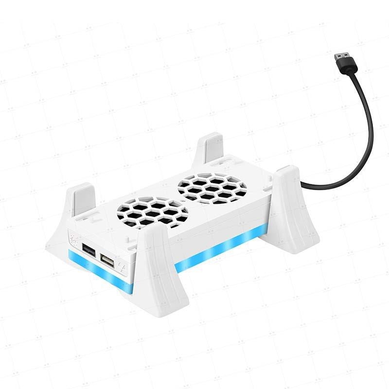 Βάση ψύξης για Xbox Series S με φωτισμό RGB, αποσπώμενο ανεμιστήρα ψύξης, USB σύνδεση, ABS κατασκευή