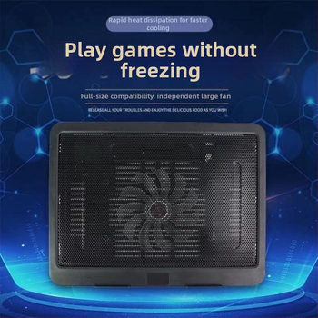 Chladič na notebook N191 — vzduchové chladenie, 1 ventilátor, ABS, kompatibilný s notebookom, ultrabookom, PlayBook