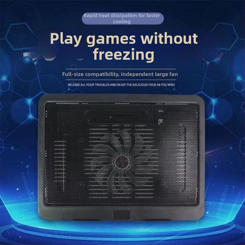 Chladič na notebook N191 — vzduchové chladenie, 1 ventilátor, ABS, kompatibilný s notebookom, ultrabookom, PlayBook