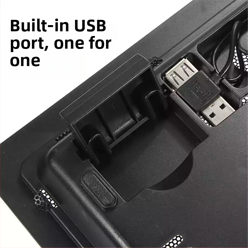 Chladič na notebook N191 — vzduchové chladenie, 1 ventilátor, ABS, kompatibilný s notebookom, ultrabookom, PlayBook